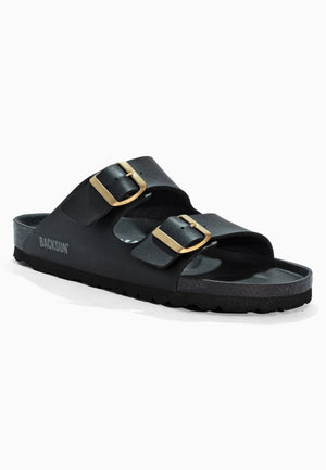 Bali Black 2-Strap Sandals