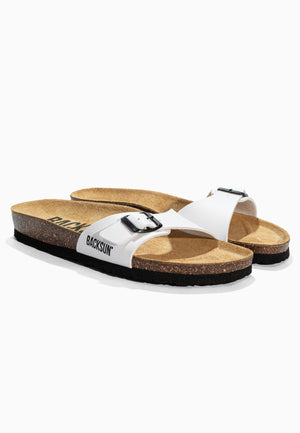 Sandales 1 Bride Paris Blanc