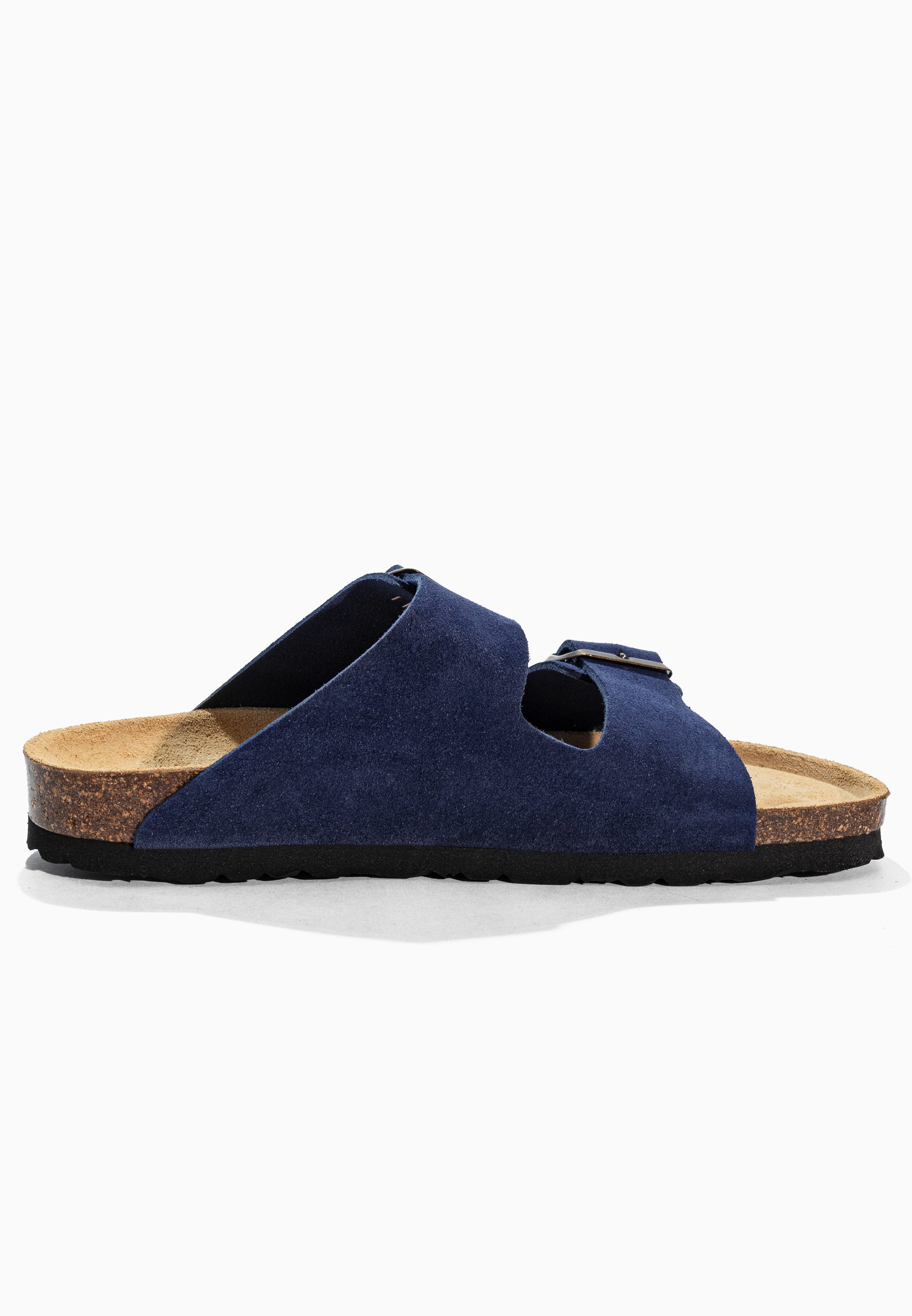 Sandales 2 Brides Bali Bleu marine en Cuir Suédé