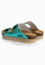 Gwana Mint Platform Sandals