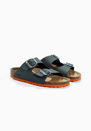 Sandales 2 Brides Bali Anthracite