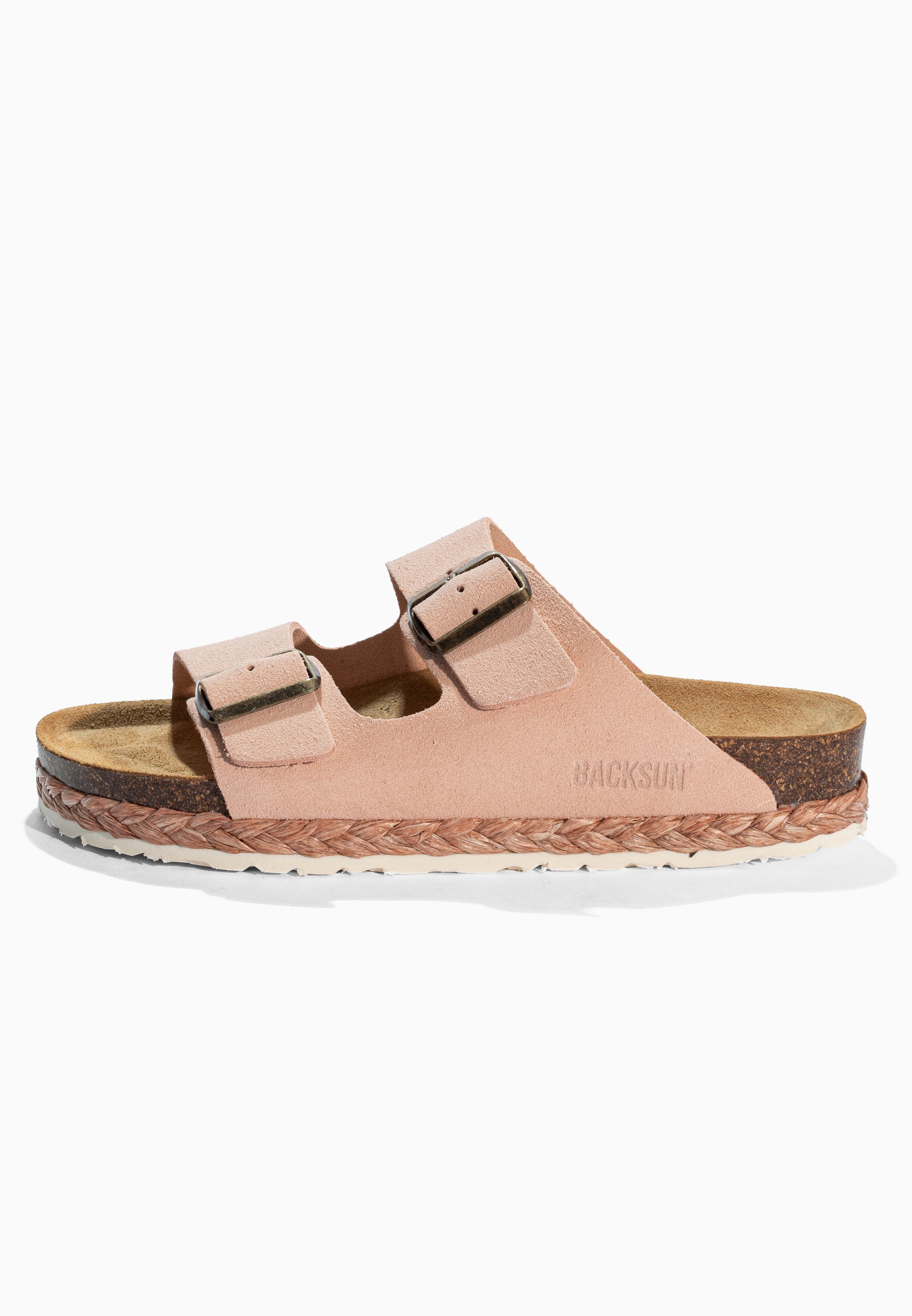 Sandales 2 Brides Vada Pêche en Cuir Suédé
