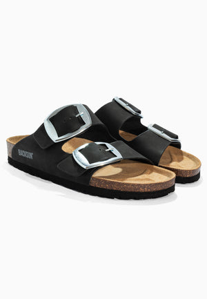 Londrina 2 Strap Sandals Black