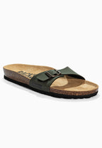 Paris Khaki 1 Strap Sandals