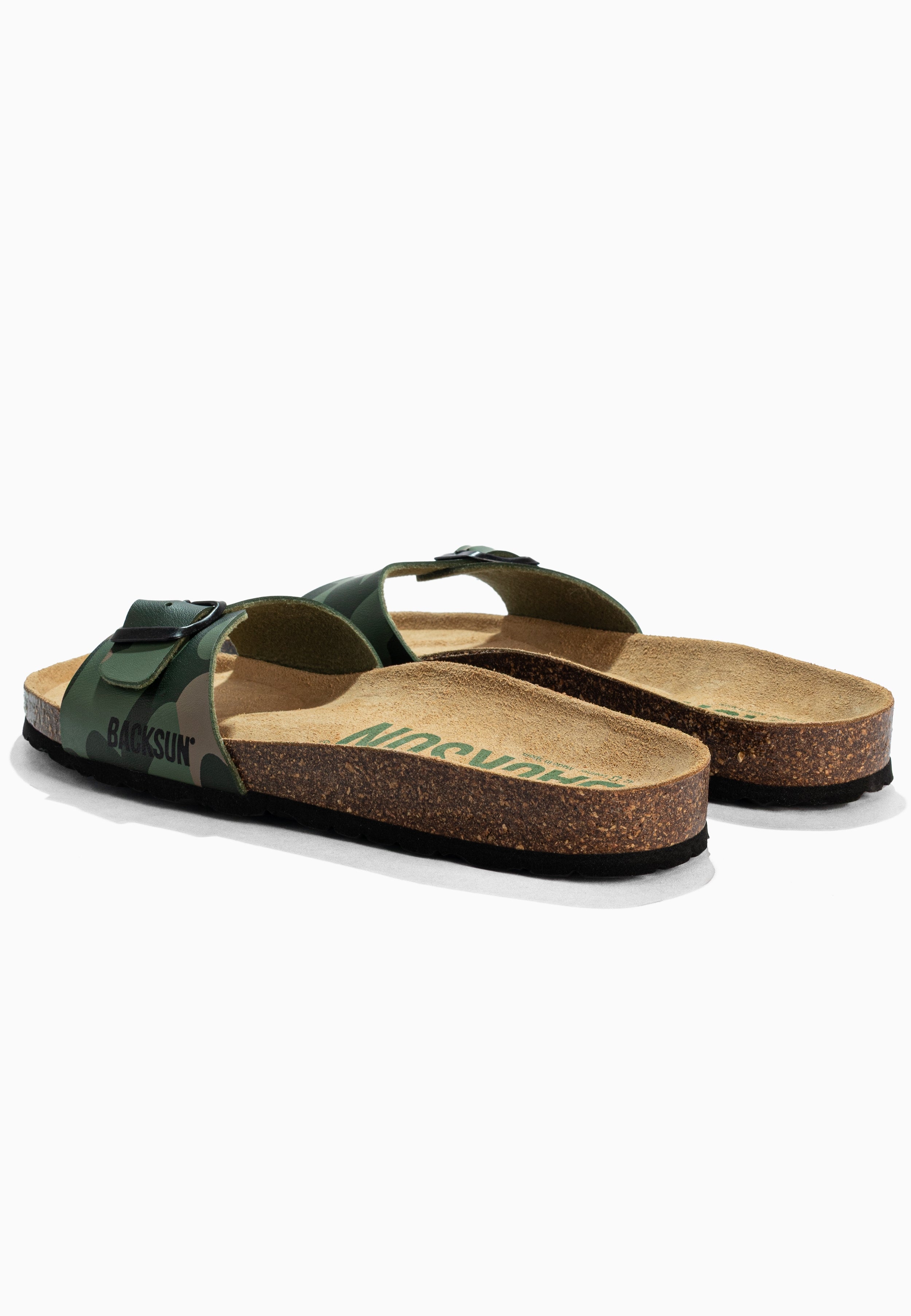 Sandales 1 Bride Paris Kaki Camouflage