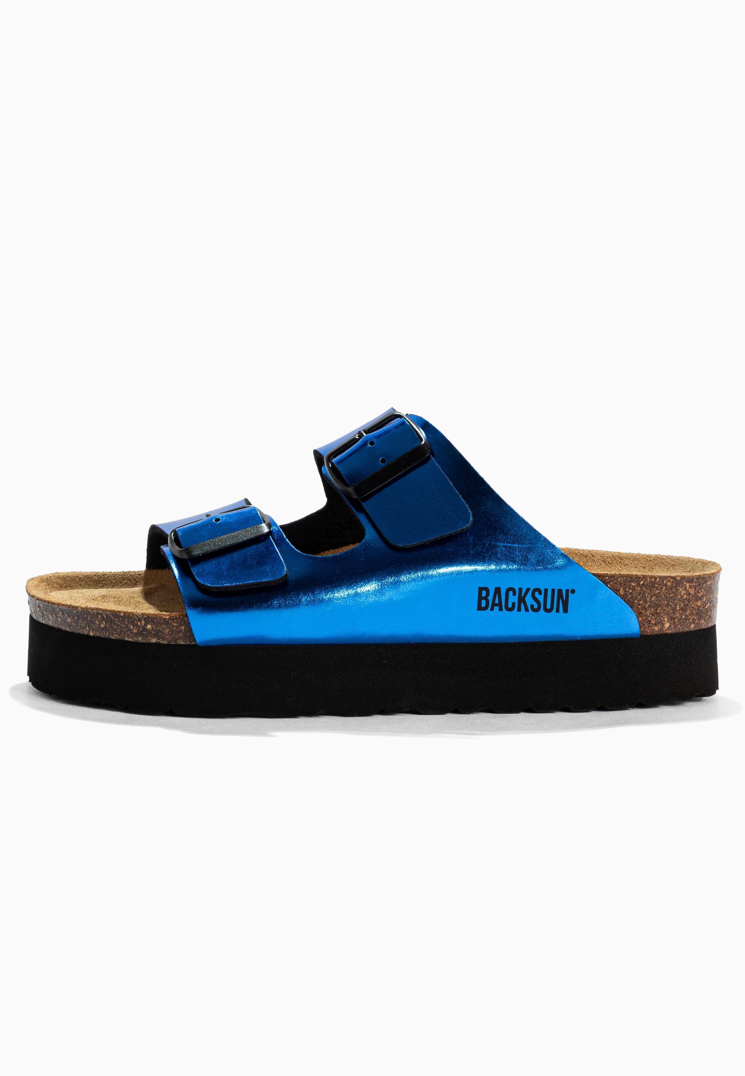 Sandales à Plateforme  Maldives Bleu