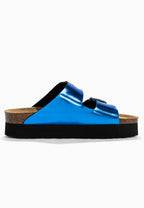 Sandales à Plateforme  Maldives Bleu
