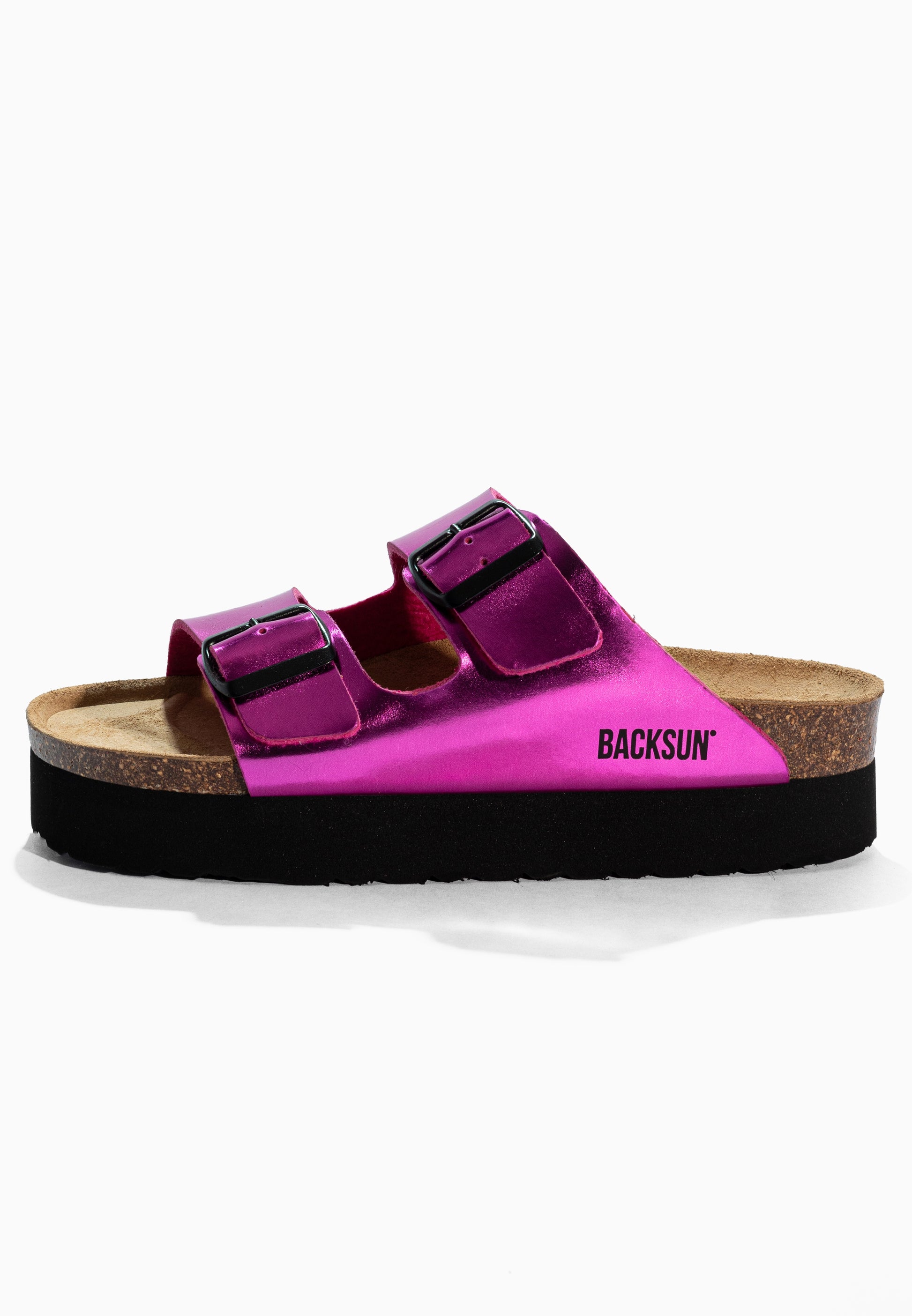 Sandales à Plateforme  Maldives Rose Fluo