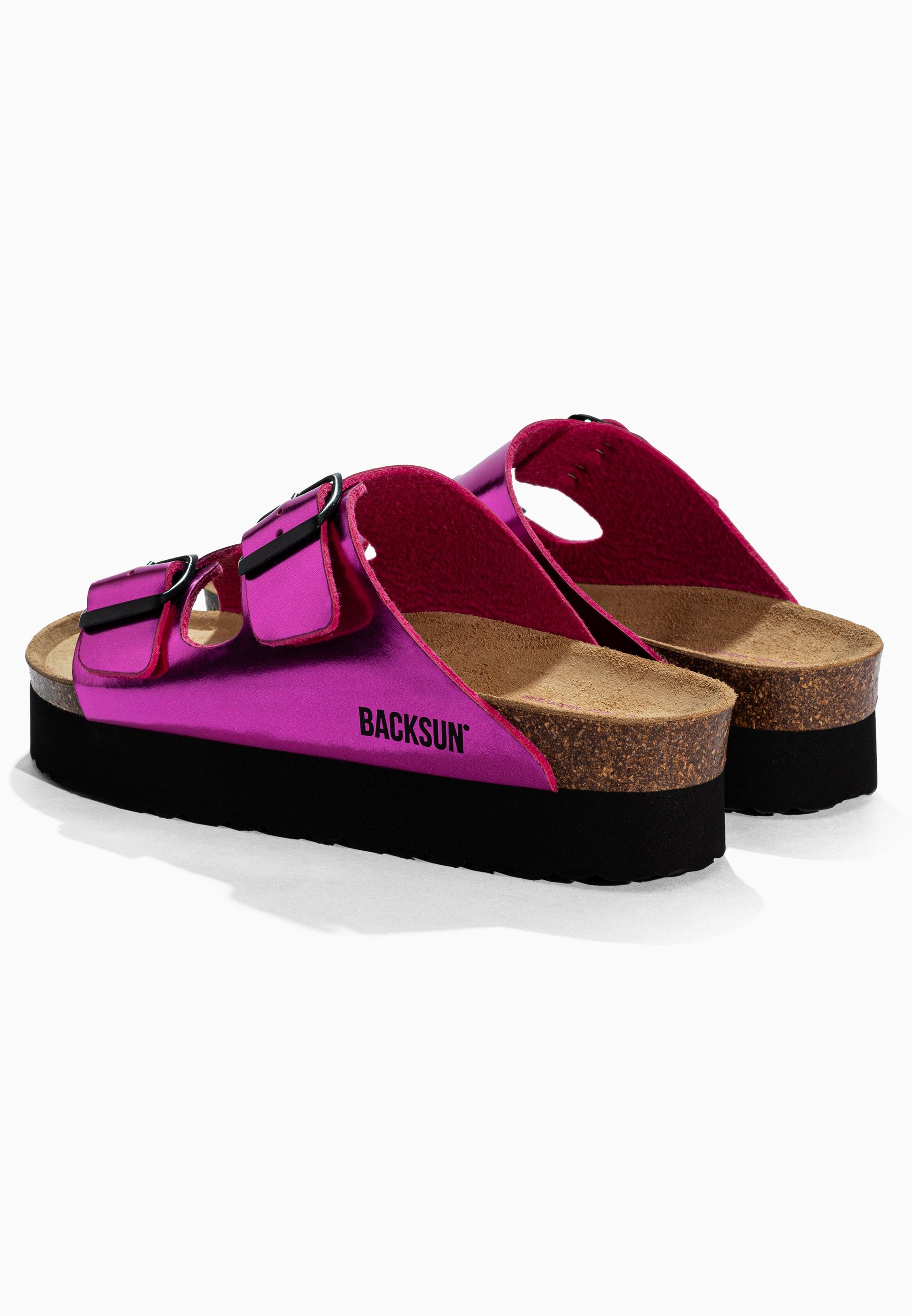 Sandales à Plateforme  Maldives Rose Fluo