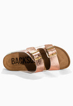 Malediven Plateausandalen in Roségold