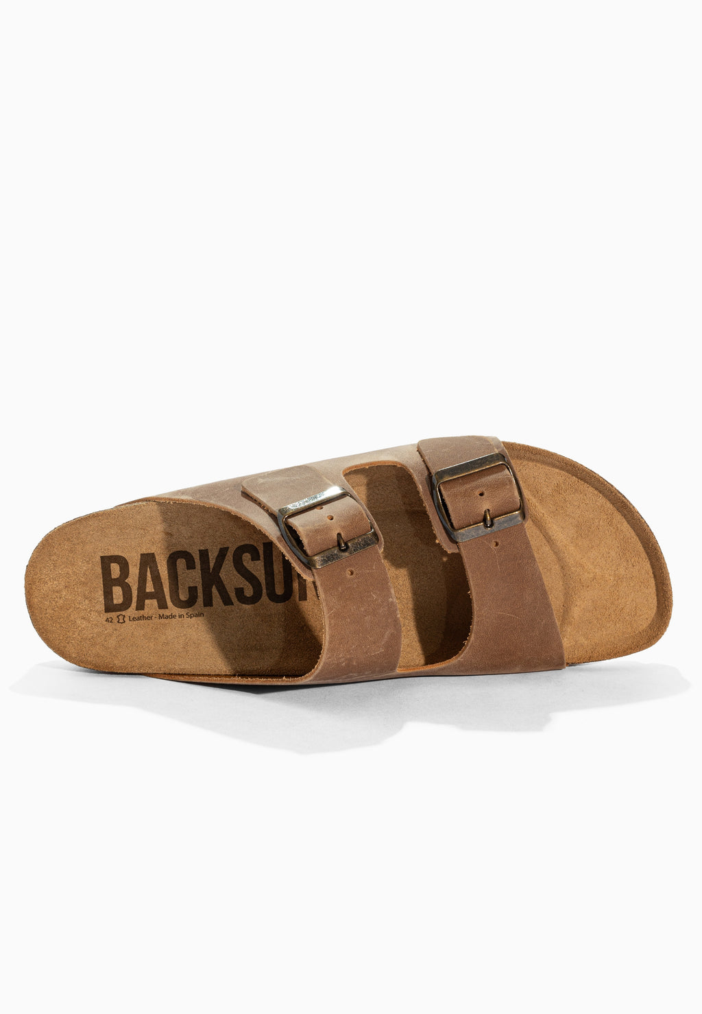 Sandales 2 Brides Bali Camel en Cuir