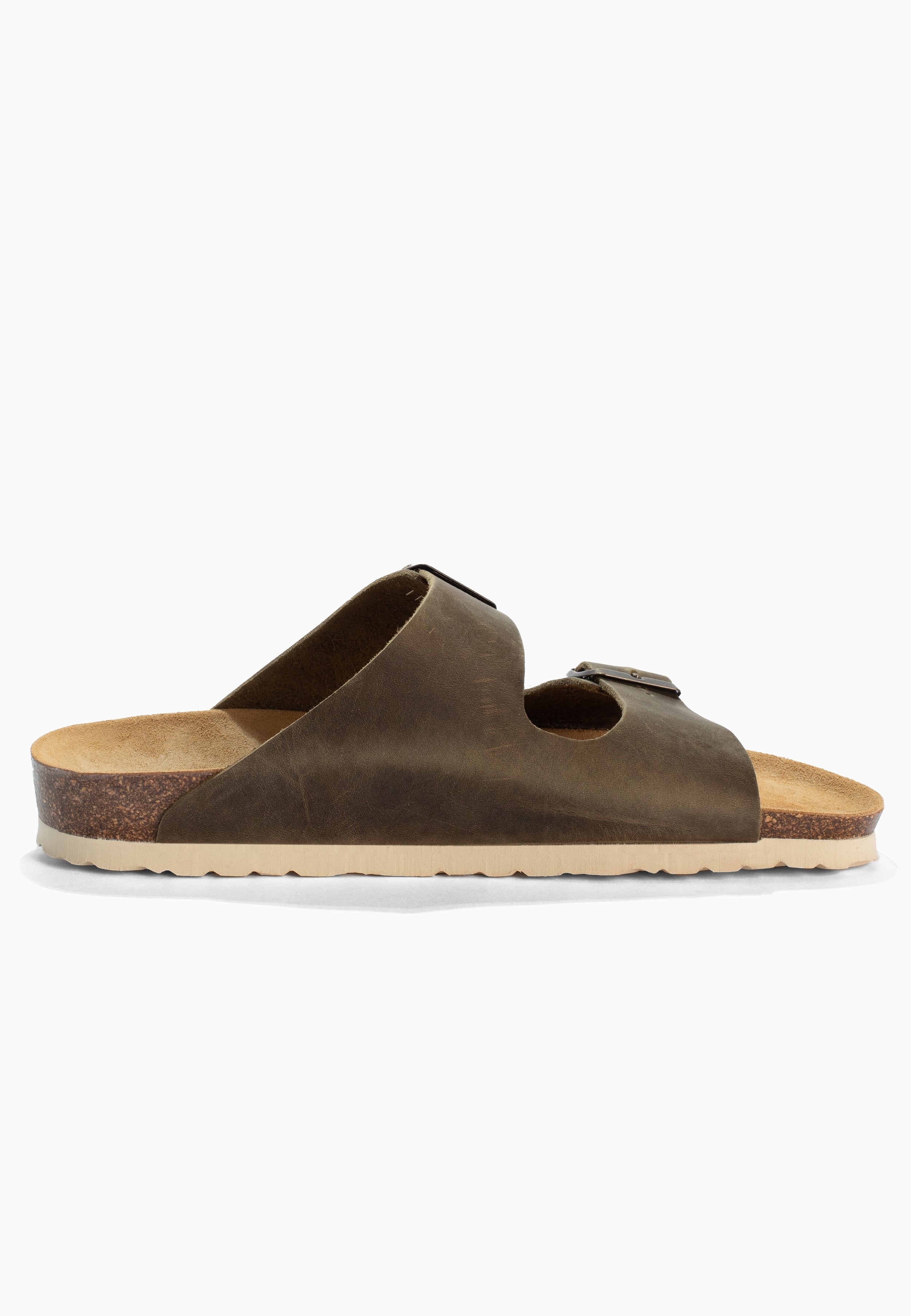 Sandales 2 Brides Bali Marron en Cuir