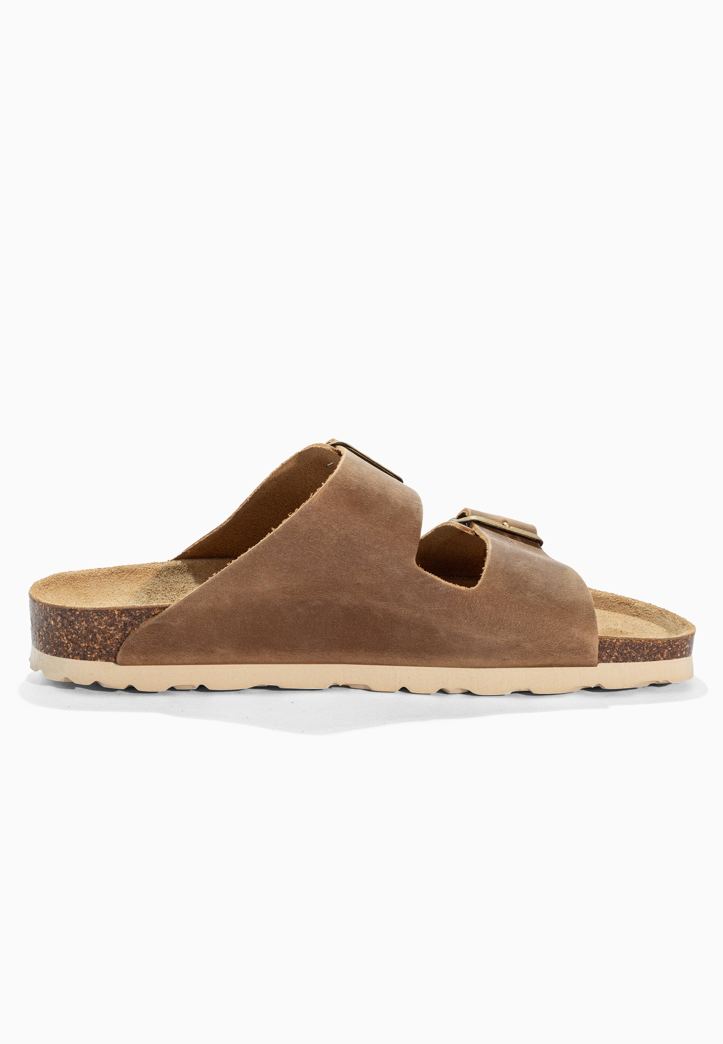 Sandales 2 Brides Bali Camel en Cuir