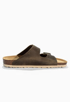 Sandales 2 Brides Bali Marron en Cuir