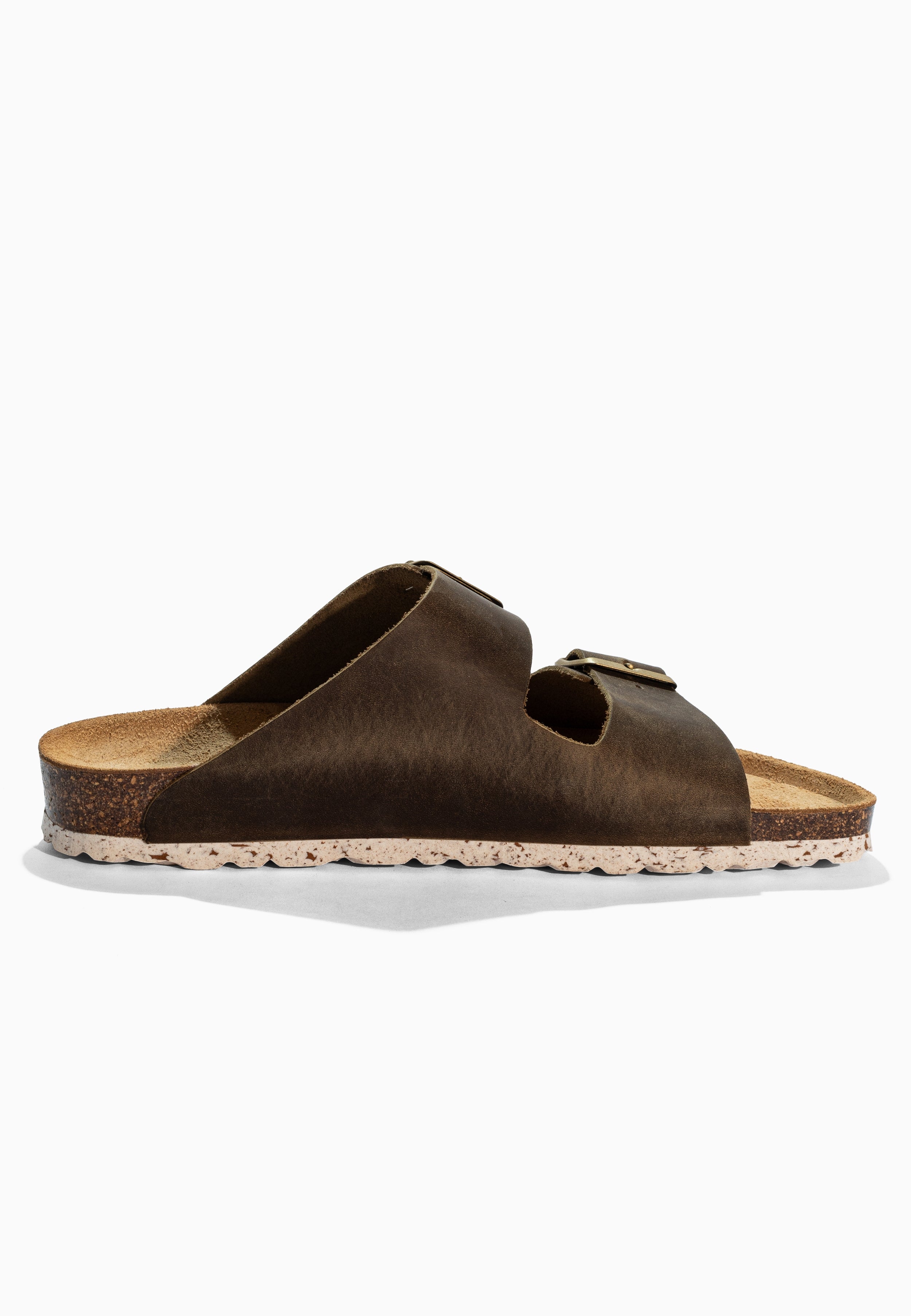 Sandales 2 Brides Bali Marron en Cuir