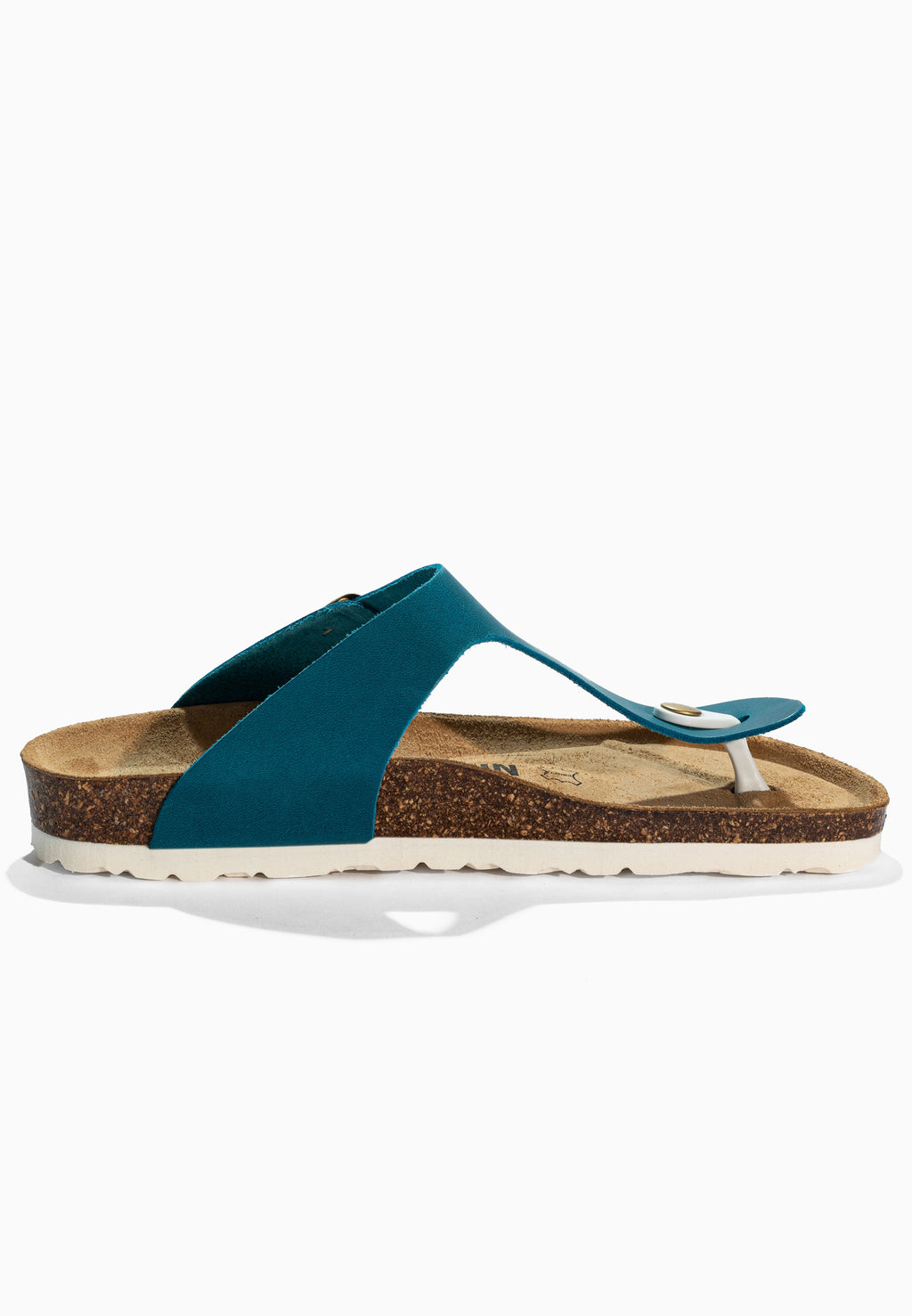 Sandales à Entre-doigts Singapore Bleu en Cuir