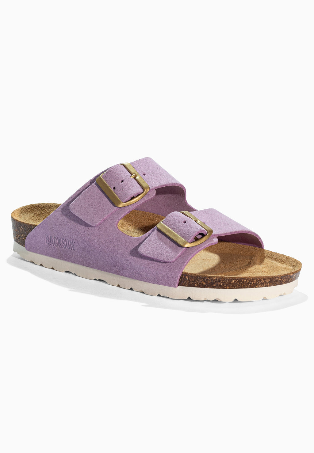 Sandales 2 Brides Bali Lila en Cuir Suédé
