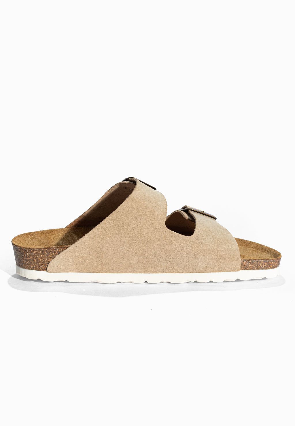 Sandales Bali Beige en Cuir Suédé