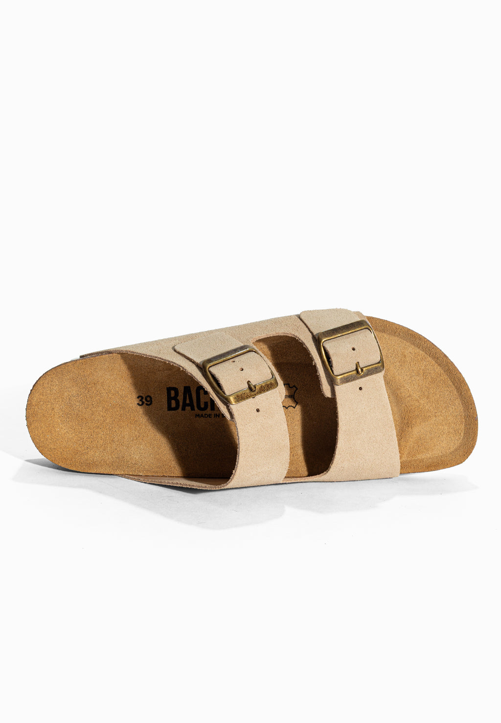 Sandales Bali Beige en Cuir Suédé