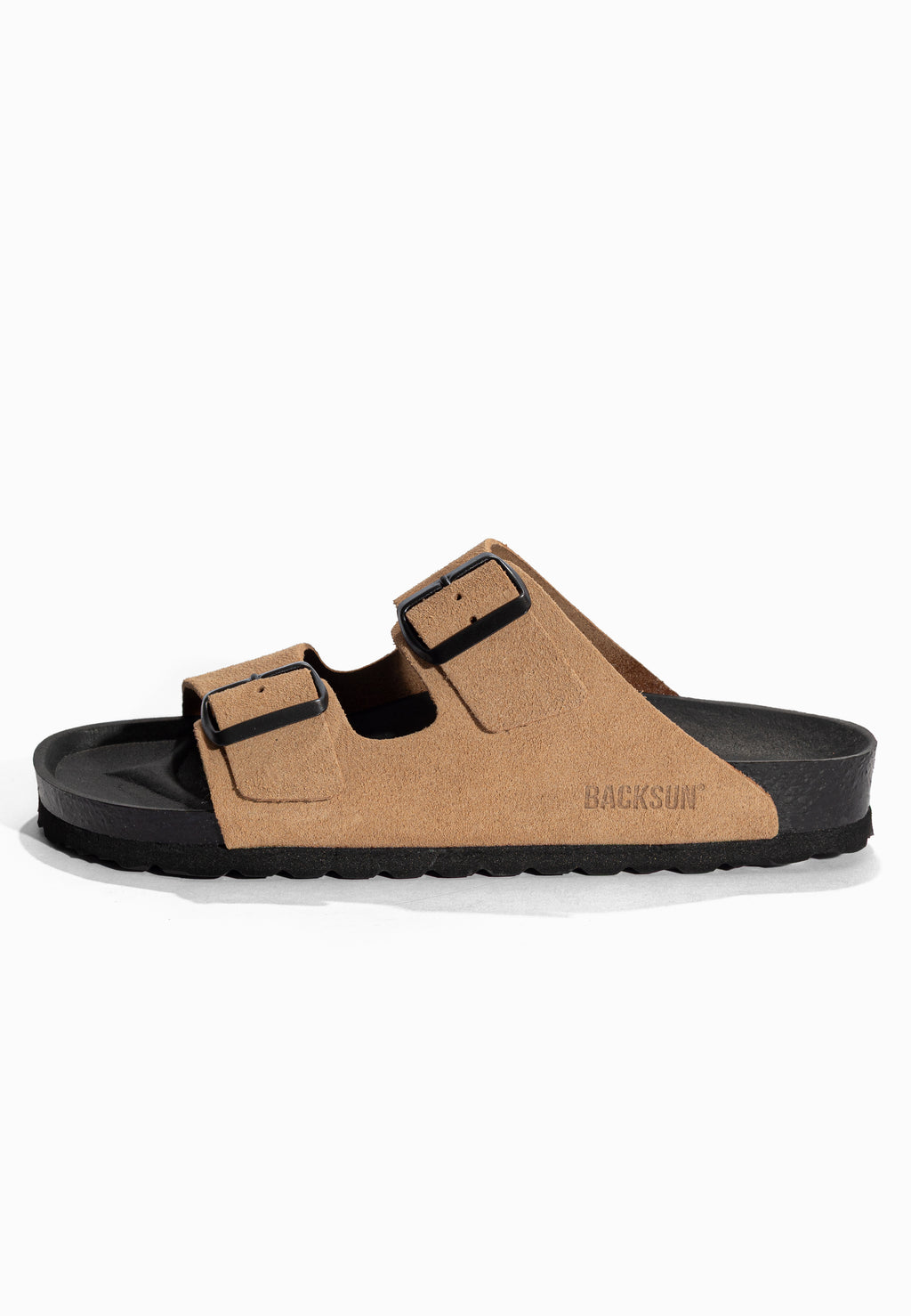 Sandales Bali Beige foncé en Cuir Suédé