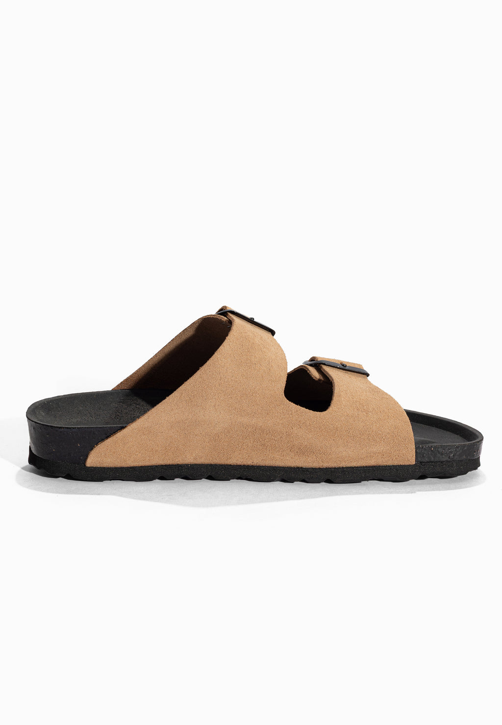 Sandales Bali Beige foncé en Cuir Suédé