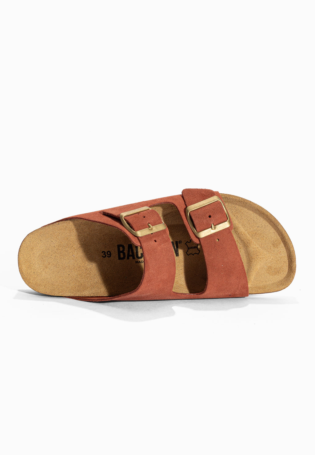 Sandales Bali Terracotta en Cuir Suédé