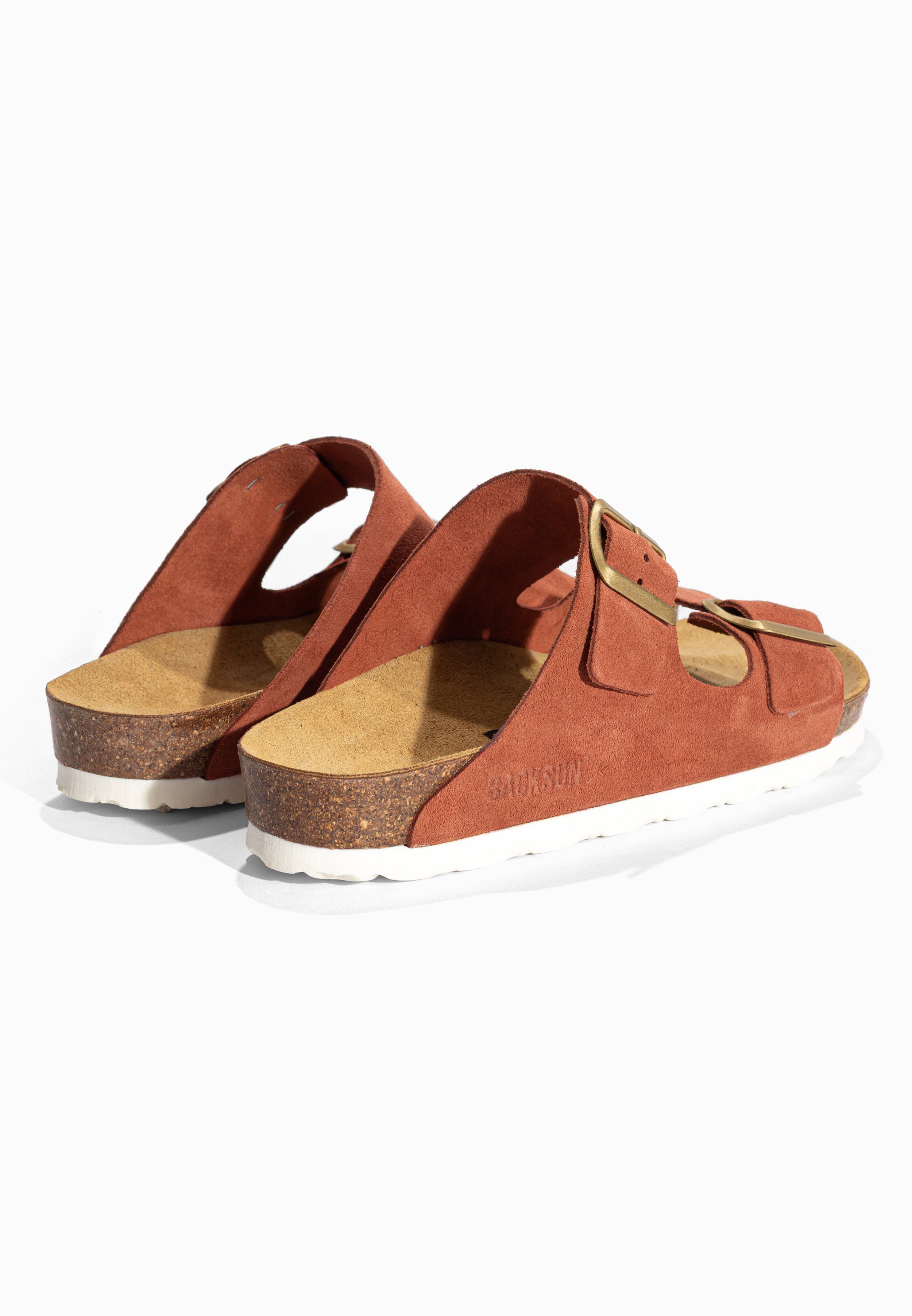 Sandales Bali Terracotta en Cuir Suédé
