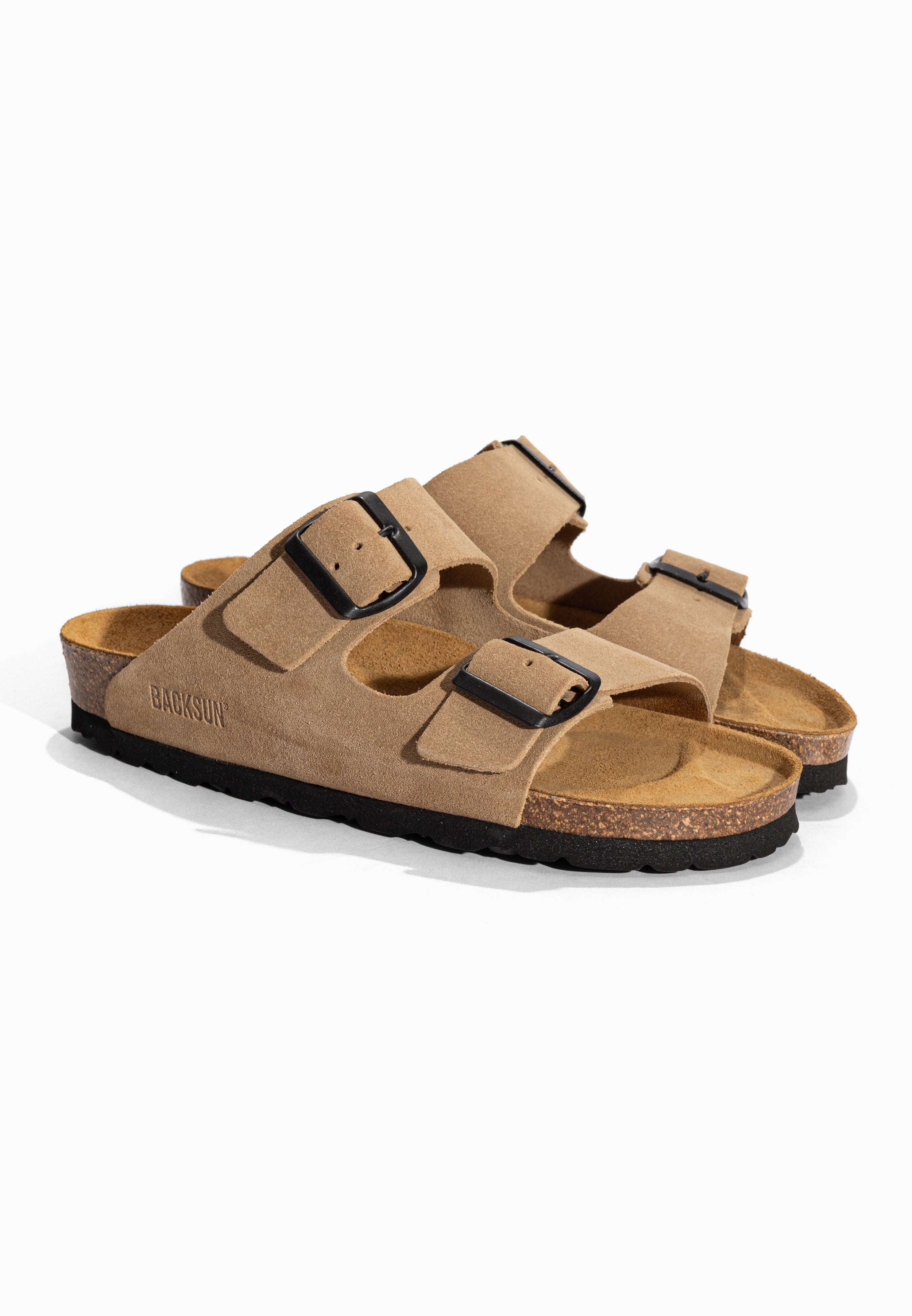 Sandales Bali Beige en Cuir Suédé