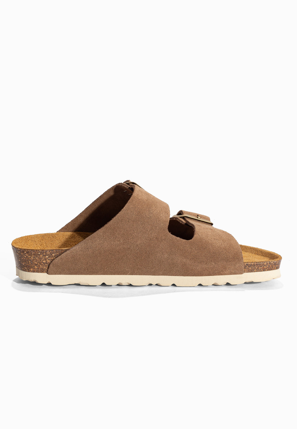 Sandales Bali Taupe clair en Cuir Suédé