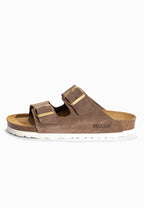 Sandales Bali Taupe foncé en Cuir Suédé