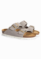 Sandales Bali Gris clair en Cuir Suédé