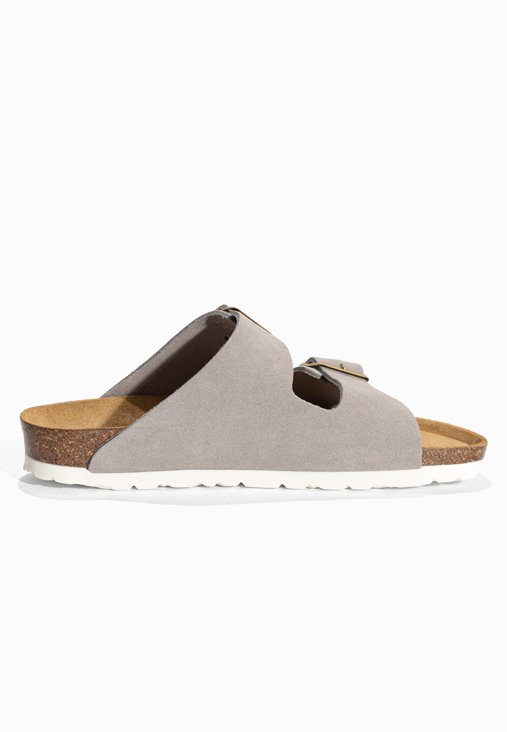 Sandales Bali Gris clair en Cuir Suédé
