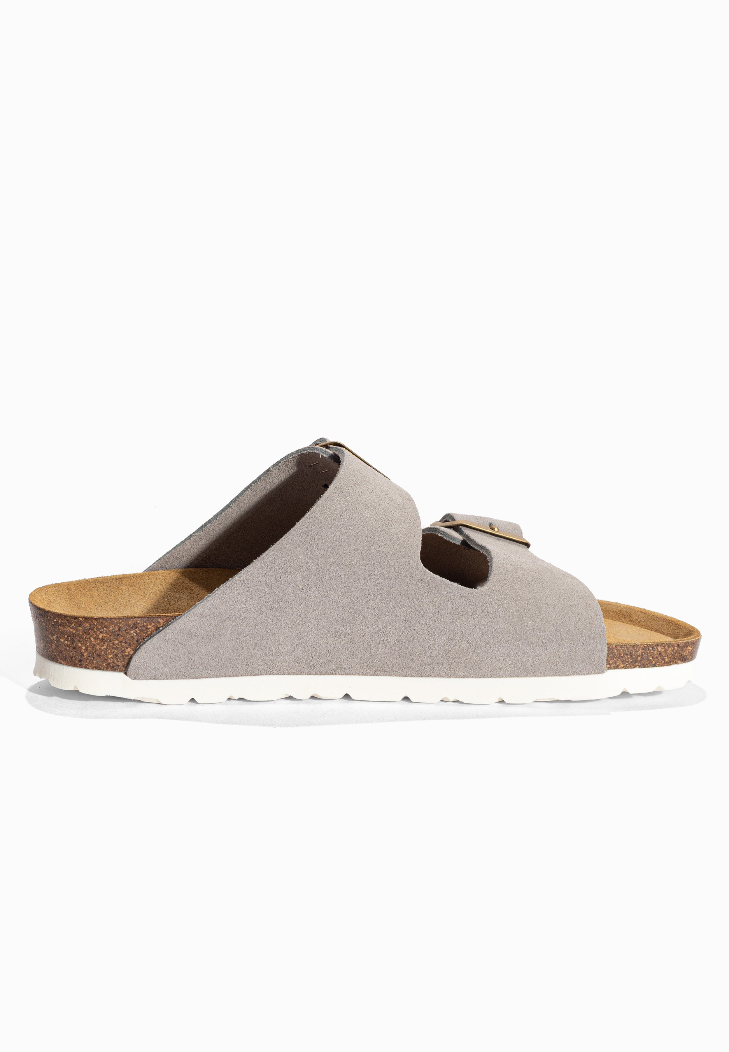 Sandales Bali Gris clair en Cuir Suédé