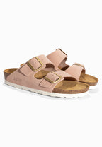 Sandales Bali Rose clair en Cuir Suédé