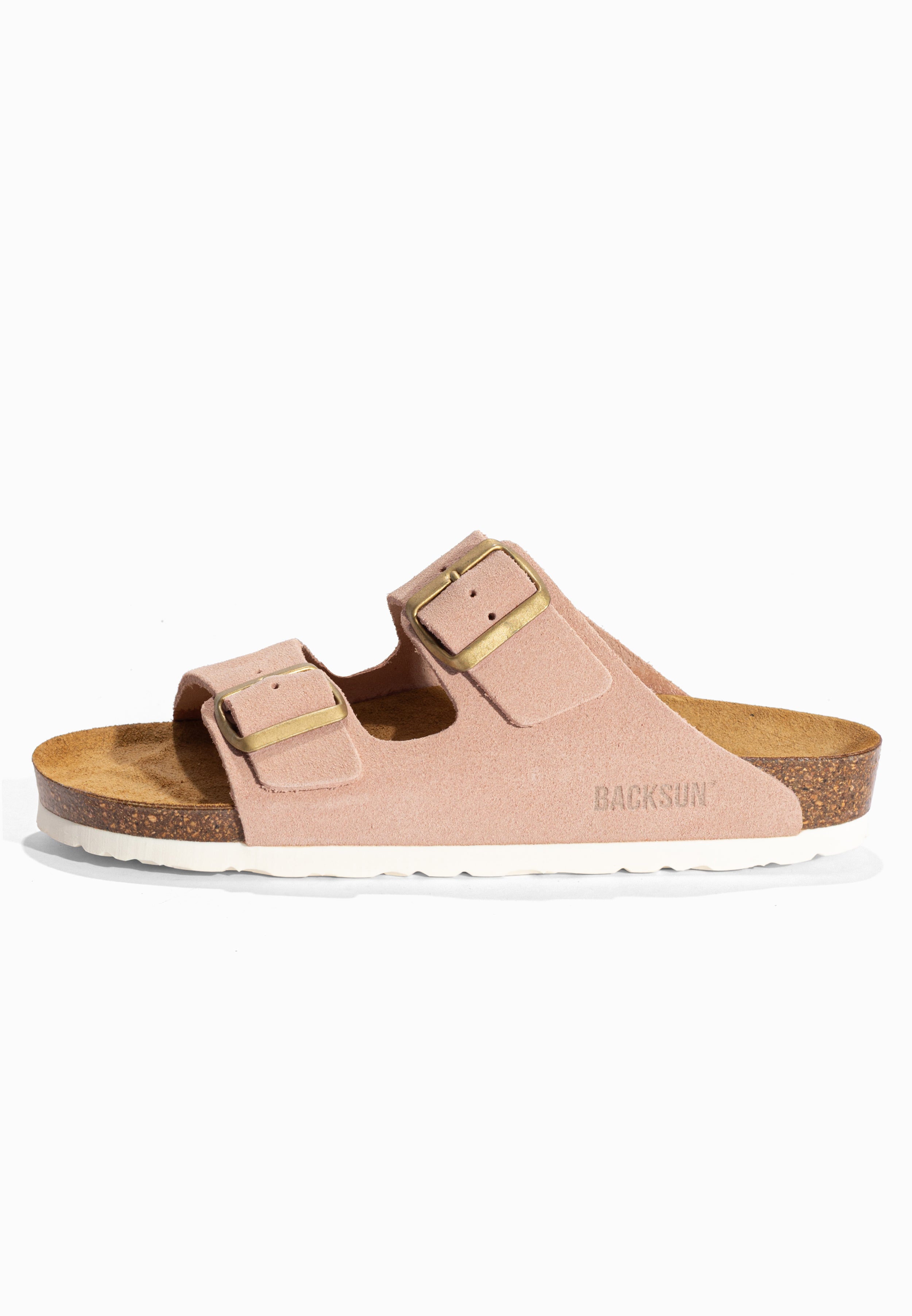Sandales Bali Rose clair en Cuir Suédé
