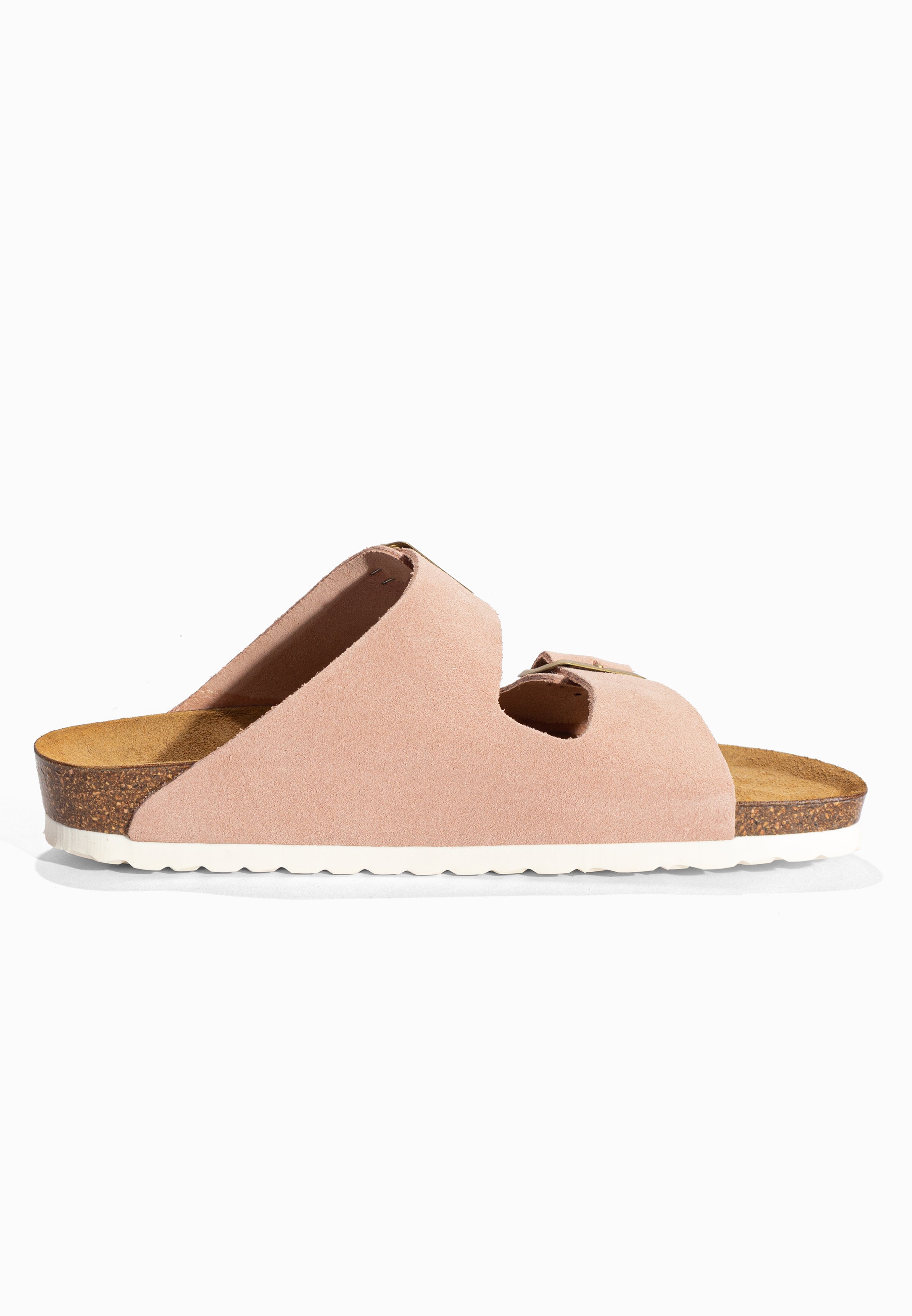 Sandales Bali Rose clair en Cuir Suédé