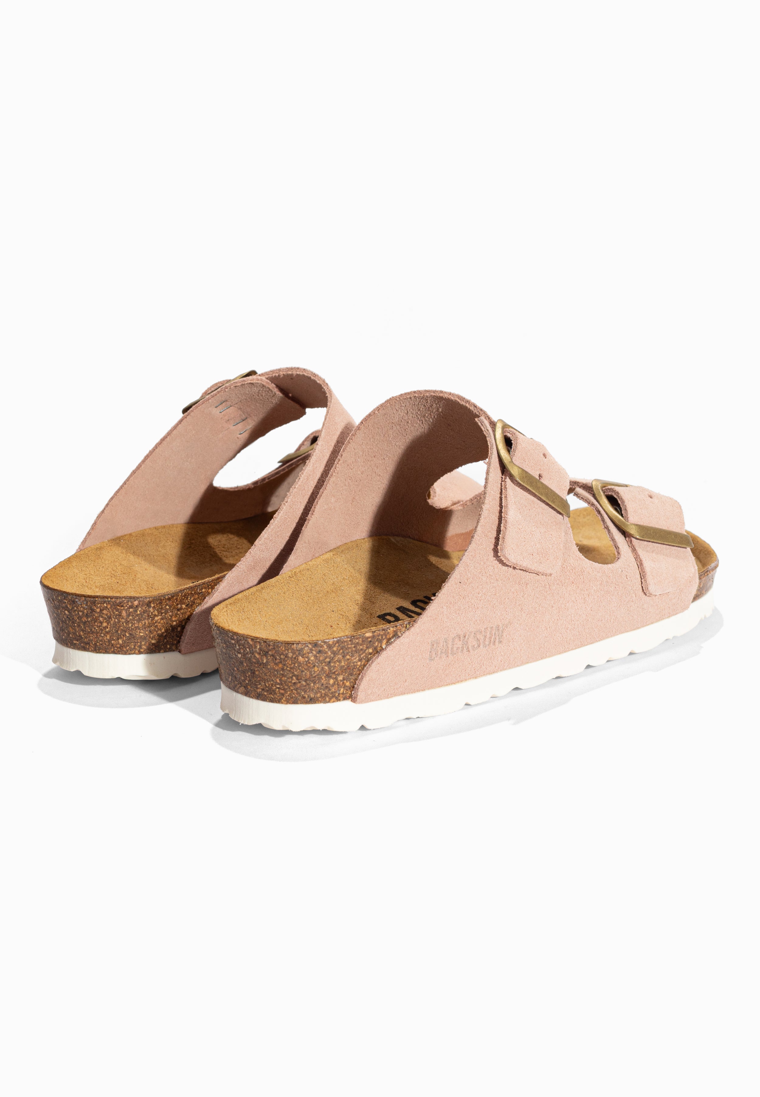 Sandales Bali Rose clair en Cuir Suédé