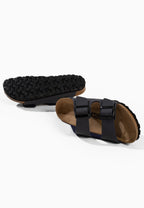 Sandalen Bali mit 2 Riemen in Dunkelgrau