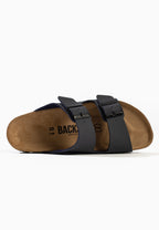 Sandalen Bali mit 2 Riemen in Dunkelgrau