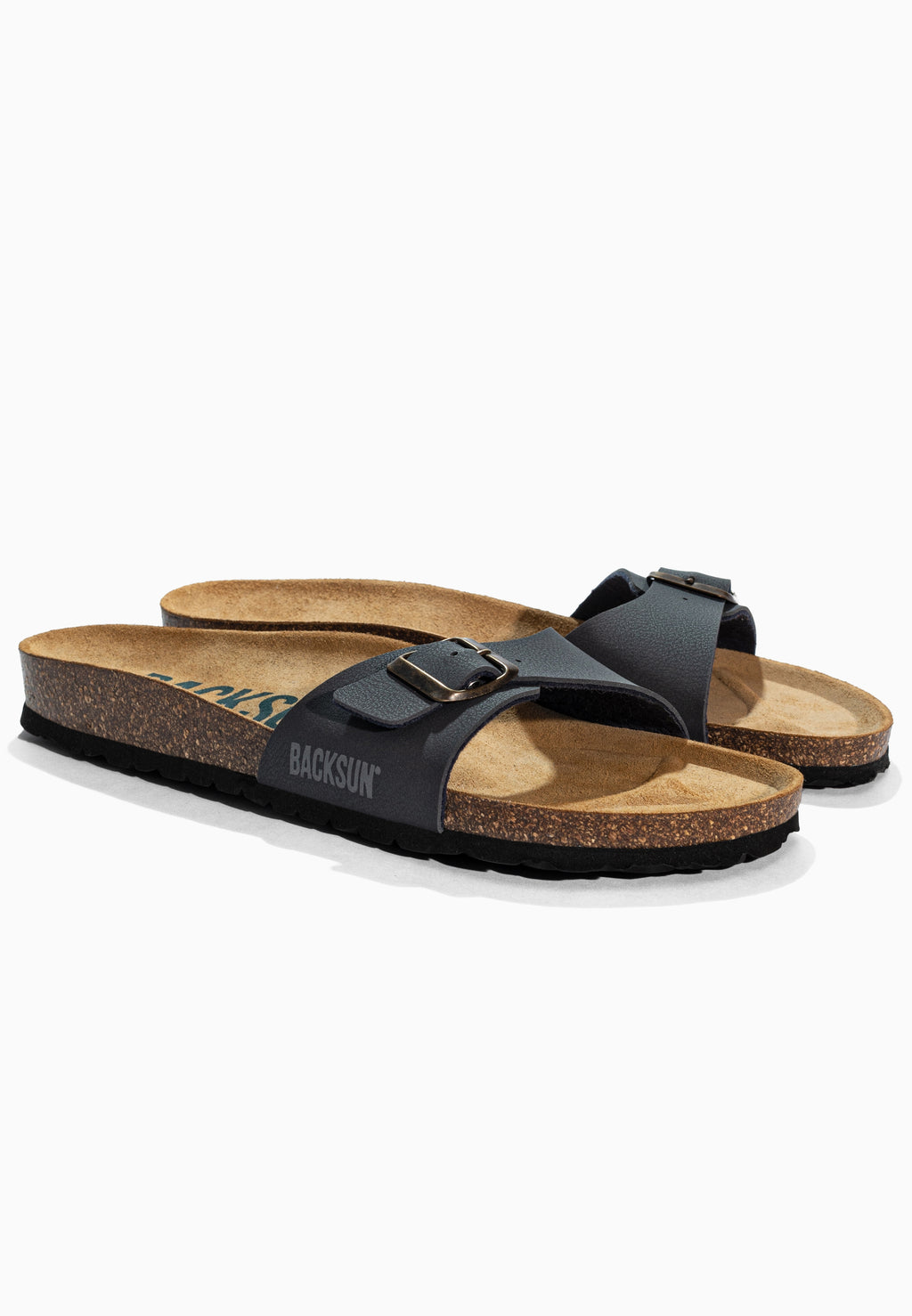 Paris Navy Blue 1 Strap Sandals
