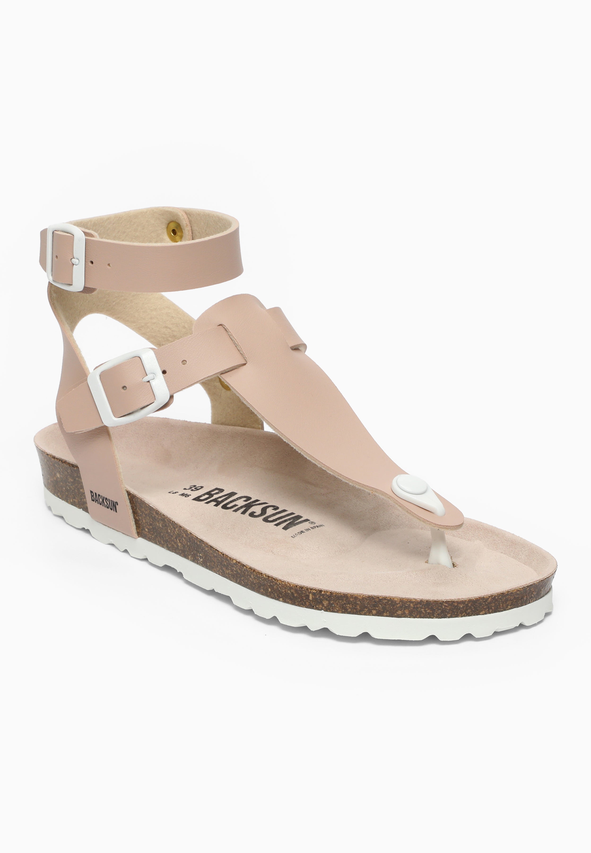 Sandales à Entre-doigts Kawani Beige